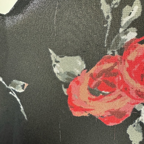 Women Lane Bryant flowy floral blouse sz xl - Picture 2 of 6